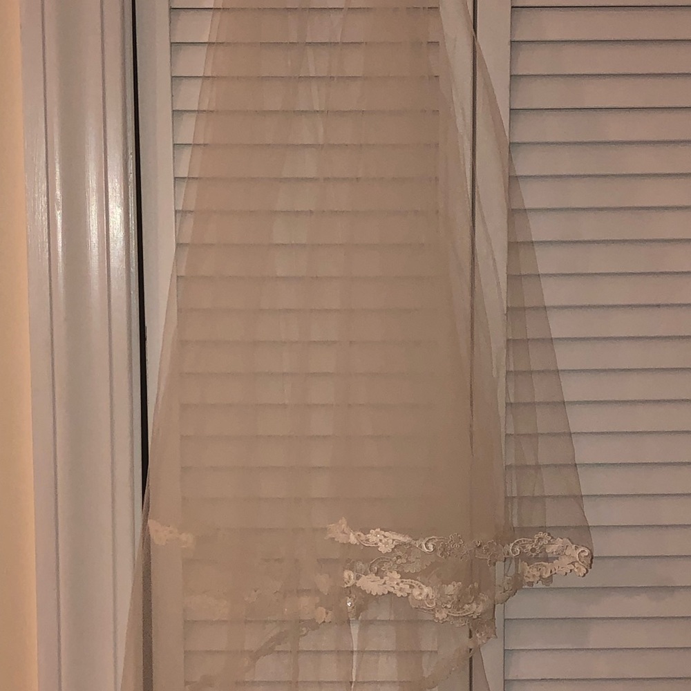 Wedding veil ivory
